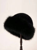 Warm Fleece Earwarmer Bucket Hat Windproof Winter Style