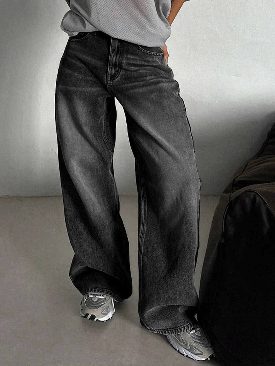 Low Waist Straight Jeans