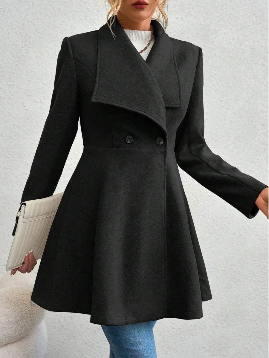 Lightweight Knitted Blend Jacket With Cinched Waist Casual