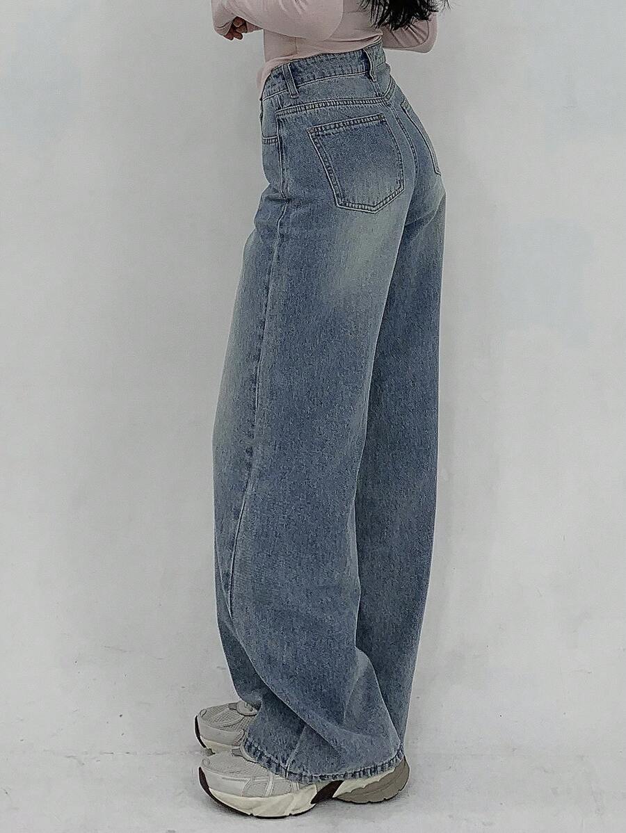 Low Waist Straight Jeans