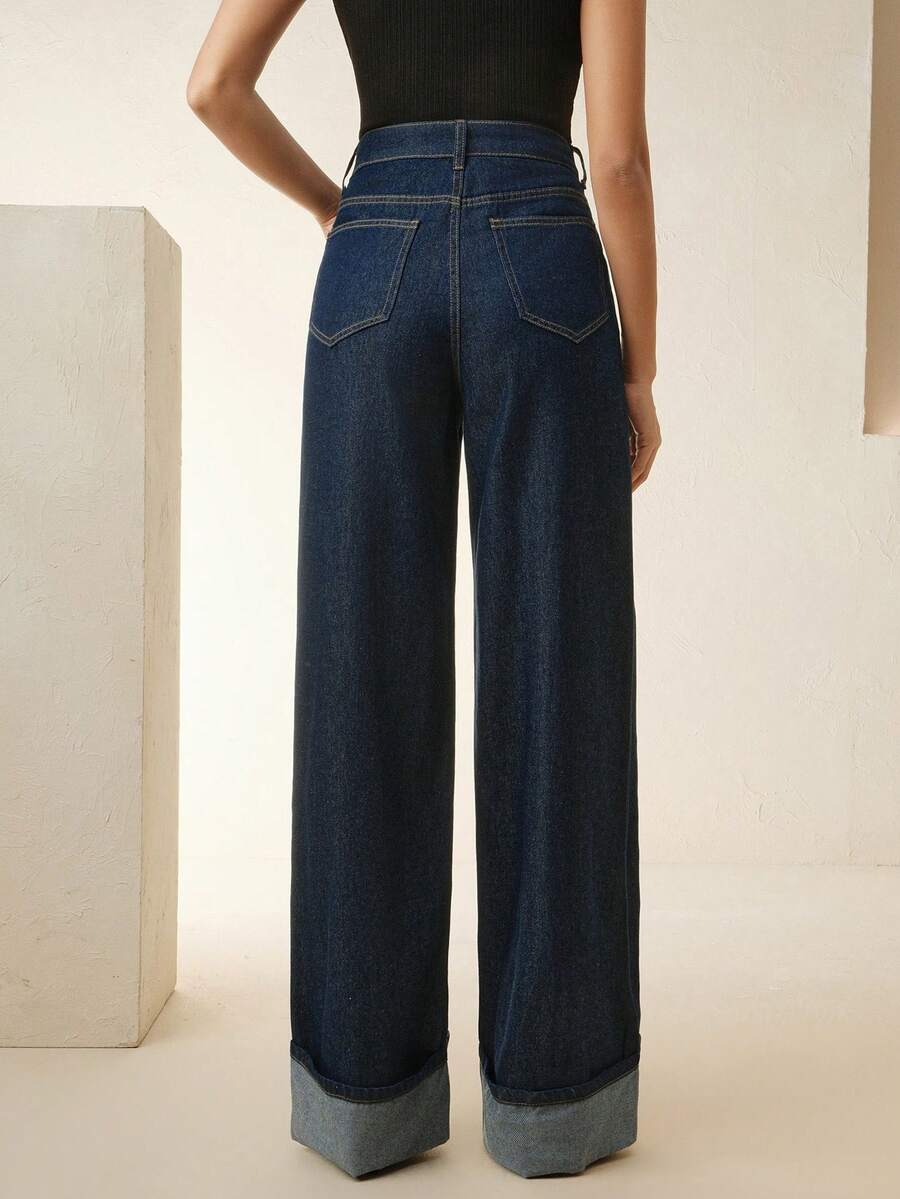 Straight Leg Denims For Women Slim Fit Winter Date Night Ready Wardrobe Essential