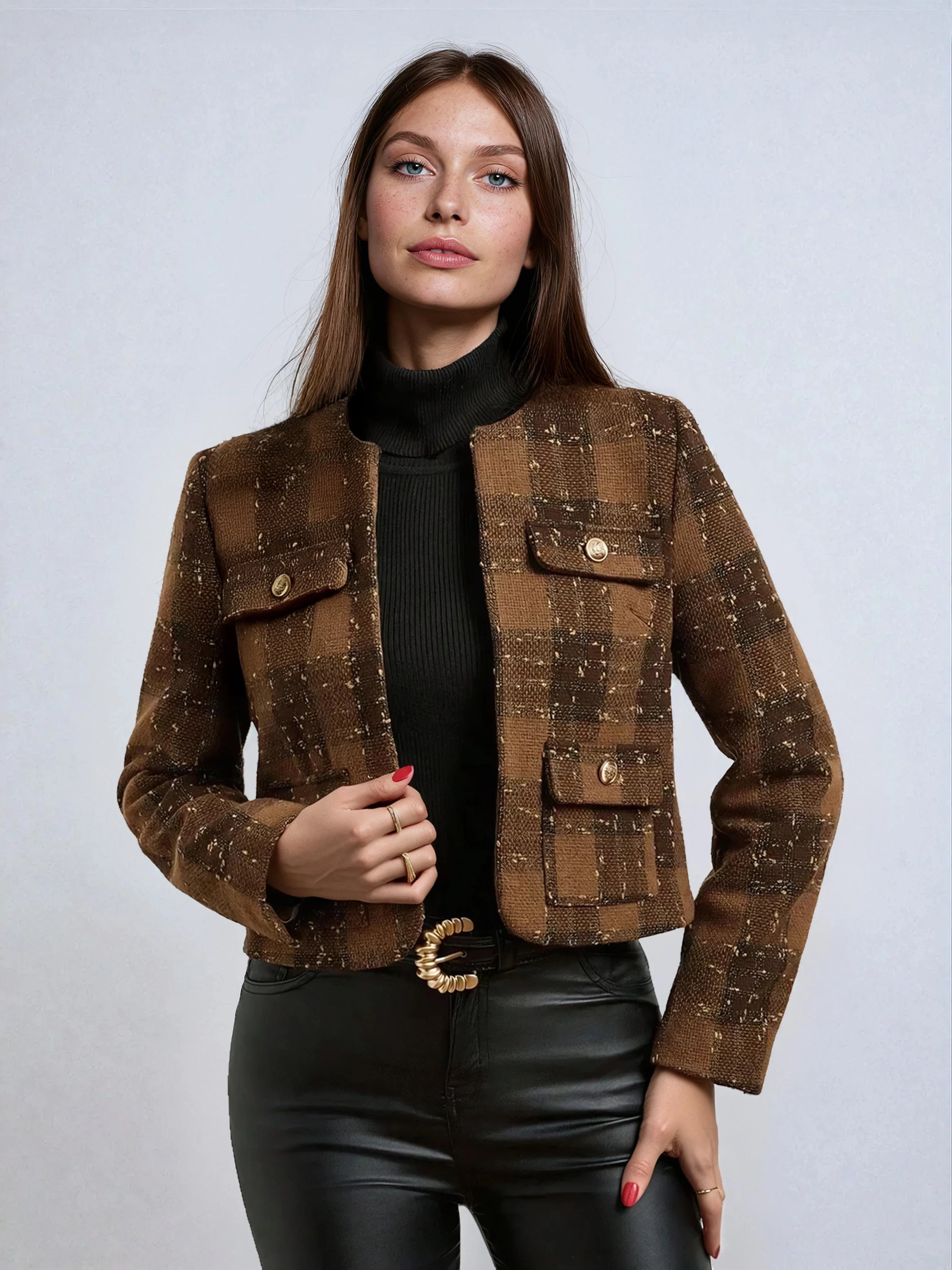 Wool Blend Jacket For Daily Wear Essentials Comfortable