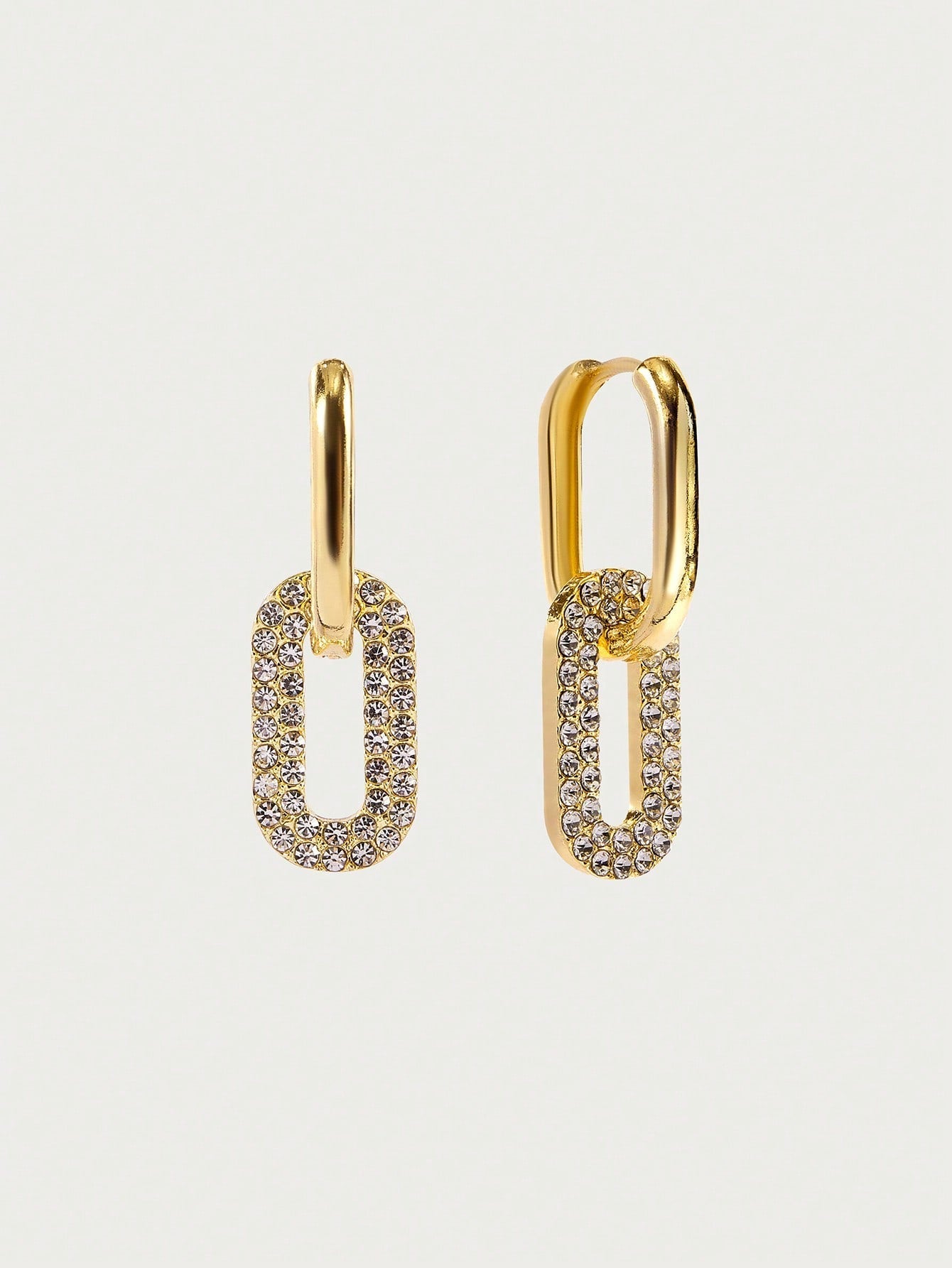 Gold Geometric Earrings Dual Wear Styles Everyday Elegant