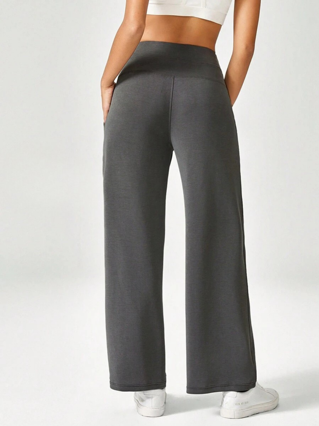 Modal Silk Wide Leg Lounge Pants High Waist With Pockets For Everyday Comfort And Style