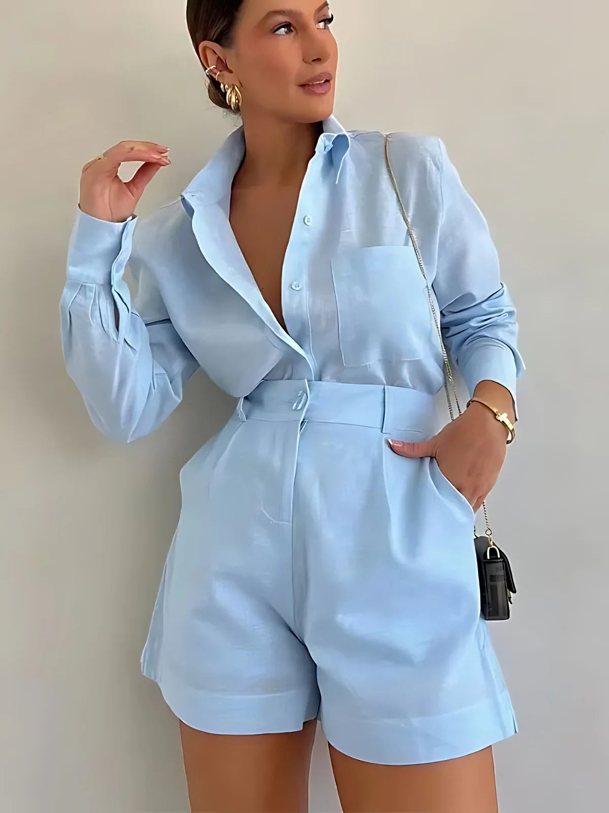 Summer Time Short & Shirt Matching Set