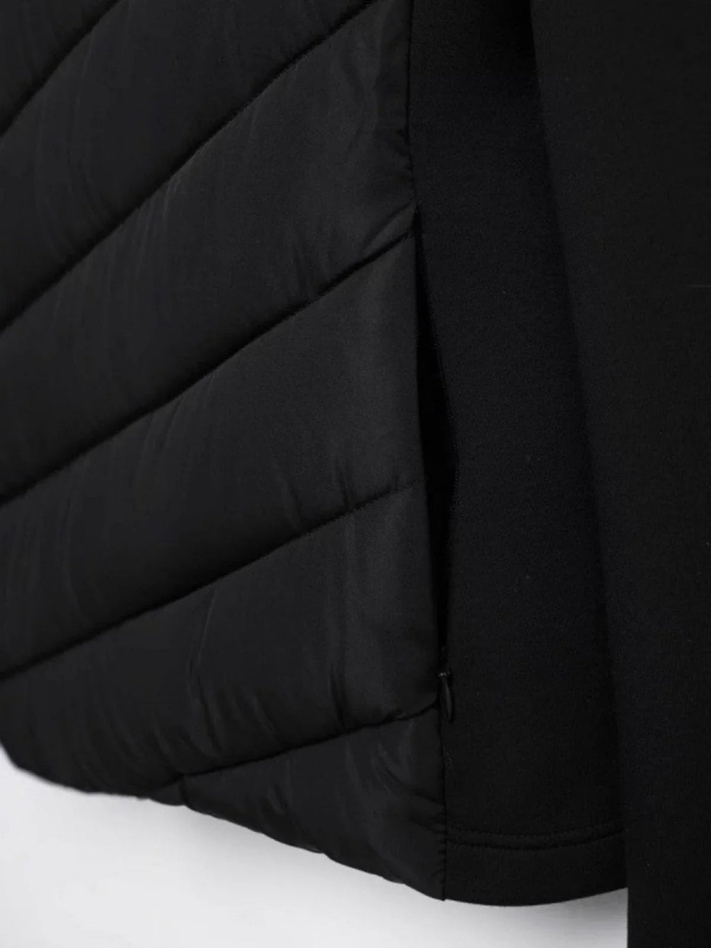 Cotton Padded Coat With Stand Up Collar For Casual Wear