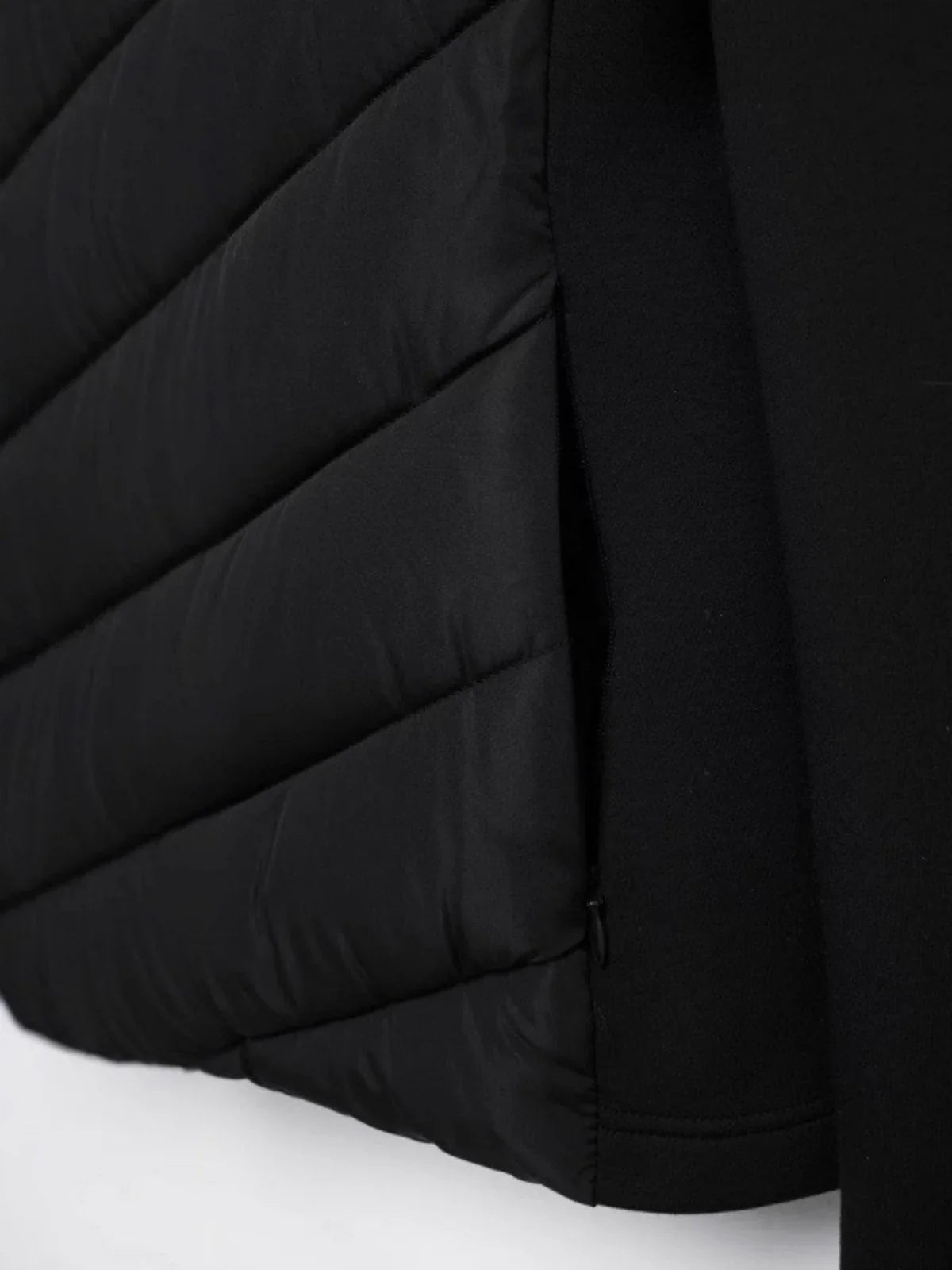 Cotton Padded Coat With Stand Up Collar For Casual Wear