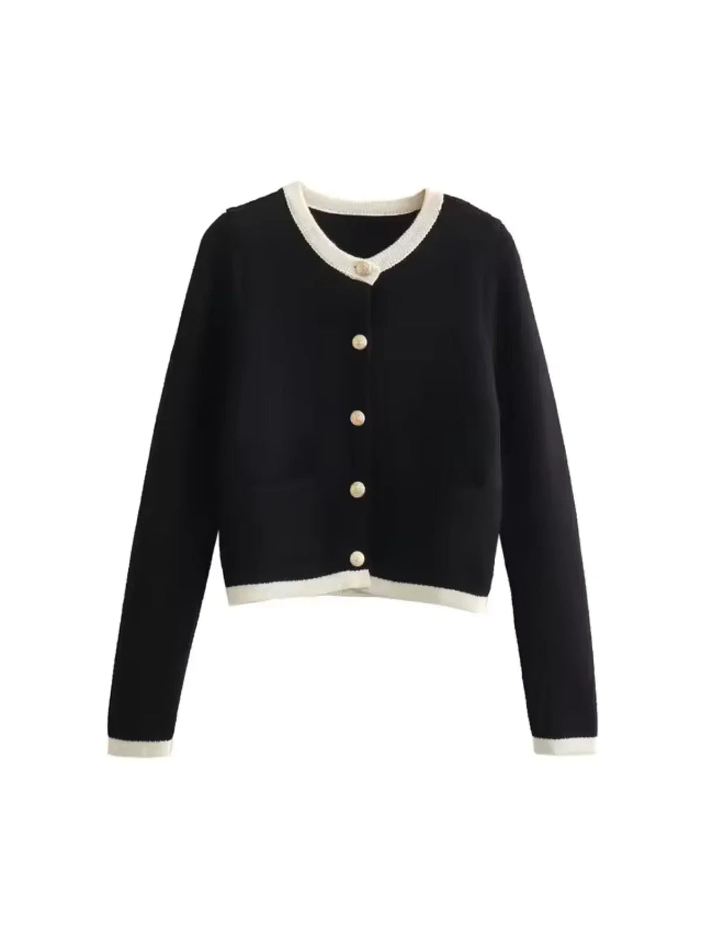 Oldmoney Style Buttoned Knit Cardigan