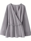 Double Breasted Elegant Kimono Outerwear