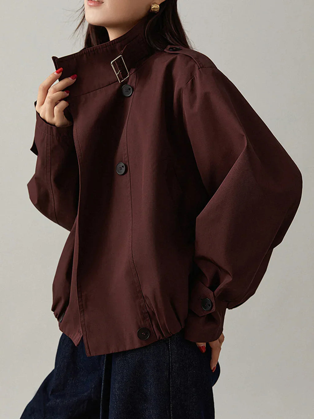 Easy Matching Vintage Loose Trench Coat
