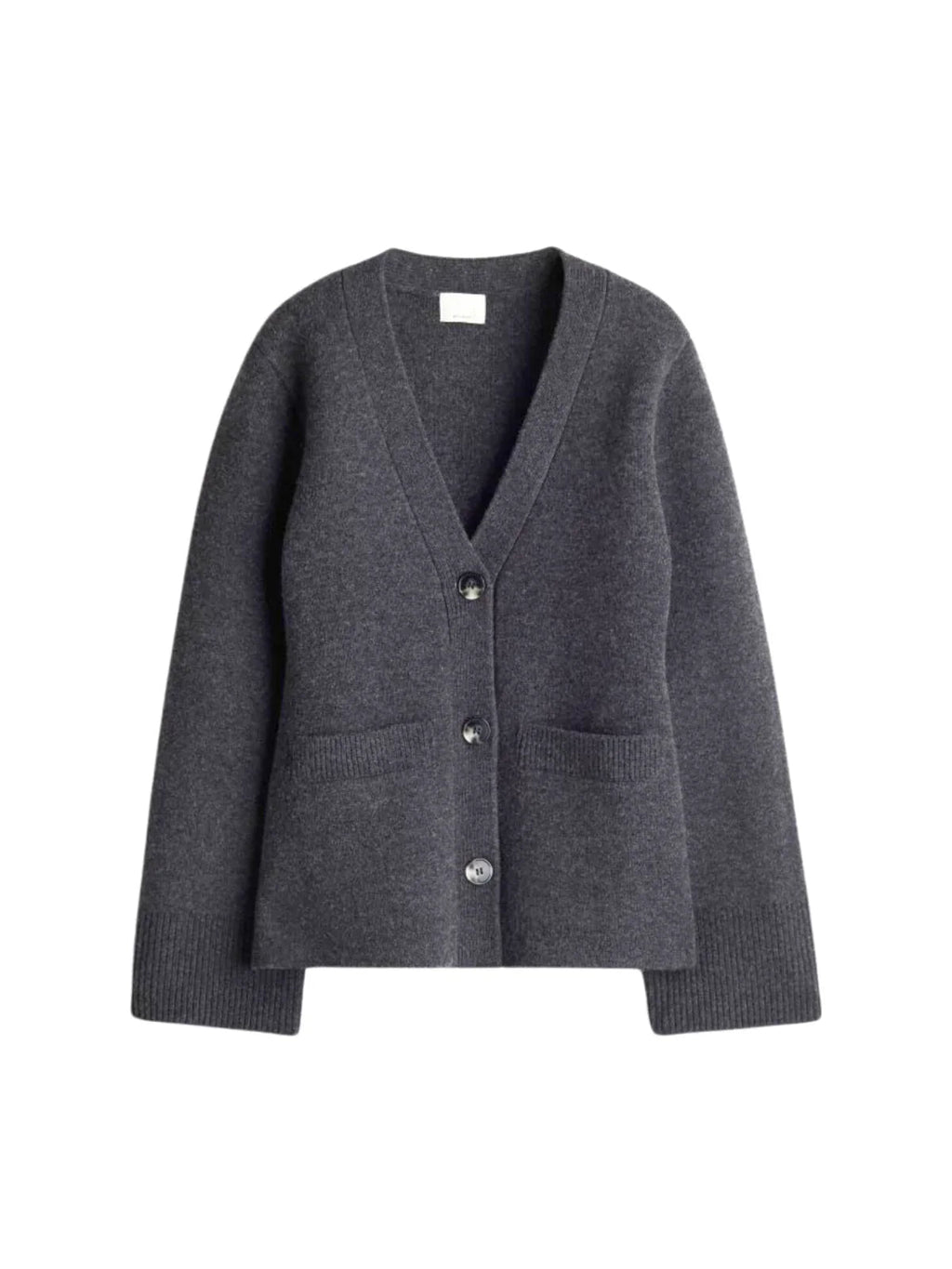 All-match V-neck Long-sleeved Knitted Cardigan