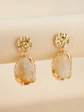 Retro Design Irregular Drop Earrings