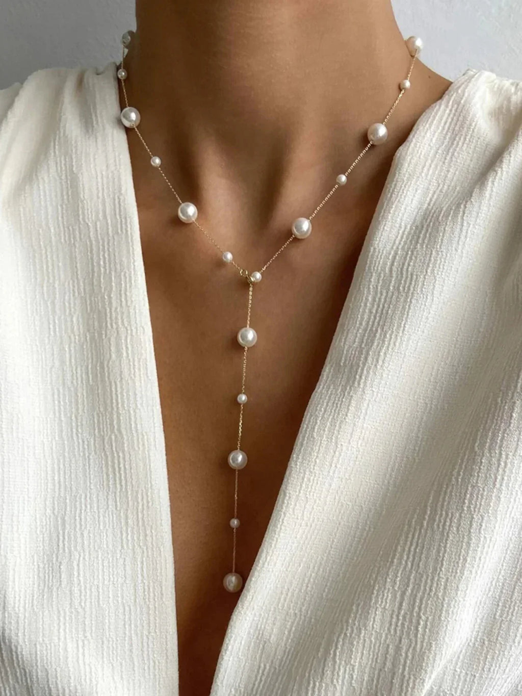 Luna Cascade Y-Necklace