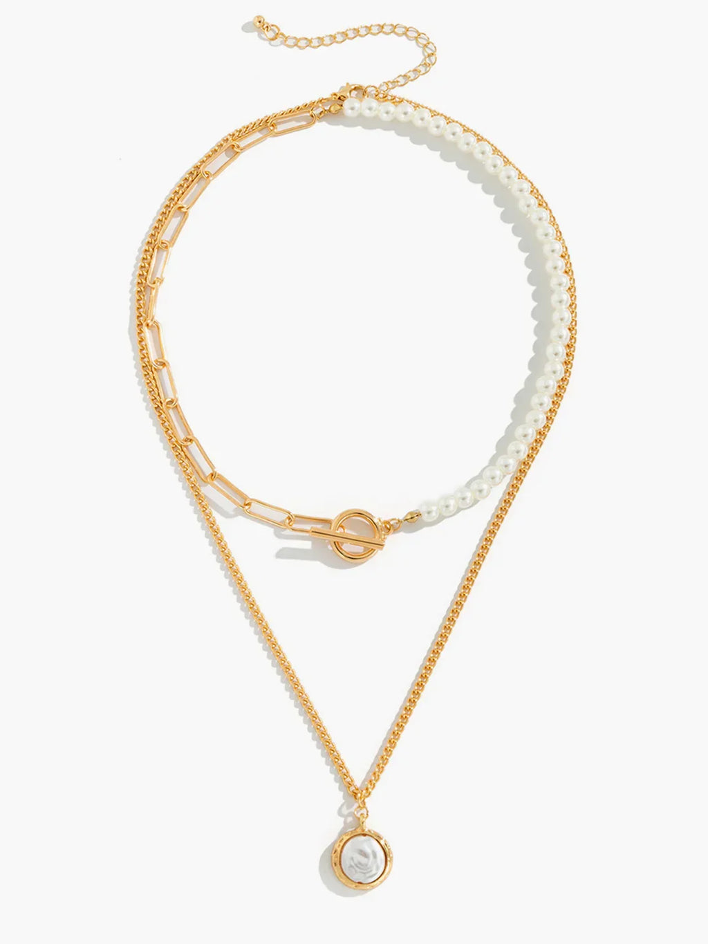 Dainty Pearl Accent Necklace