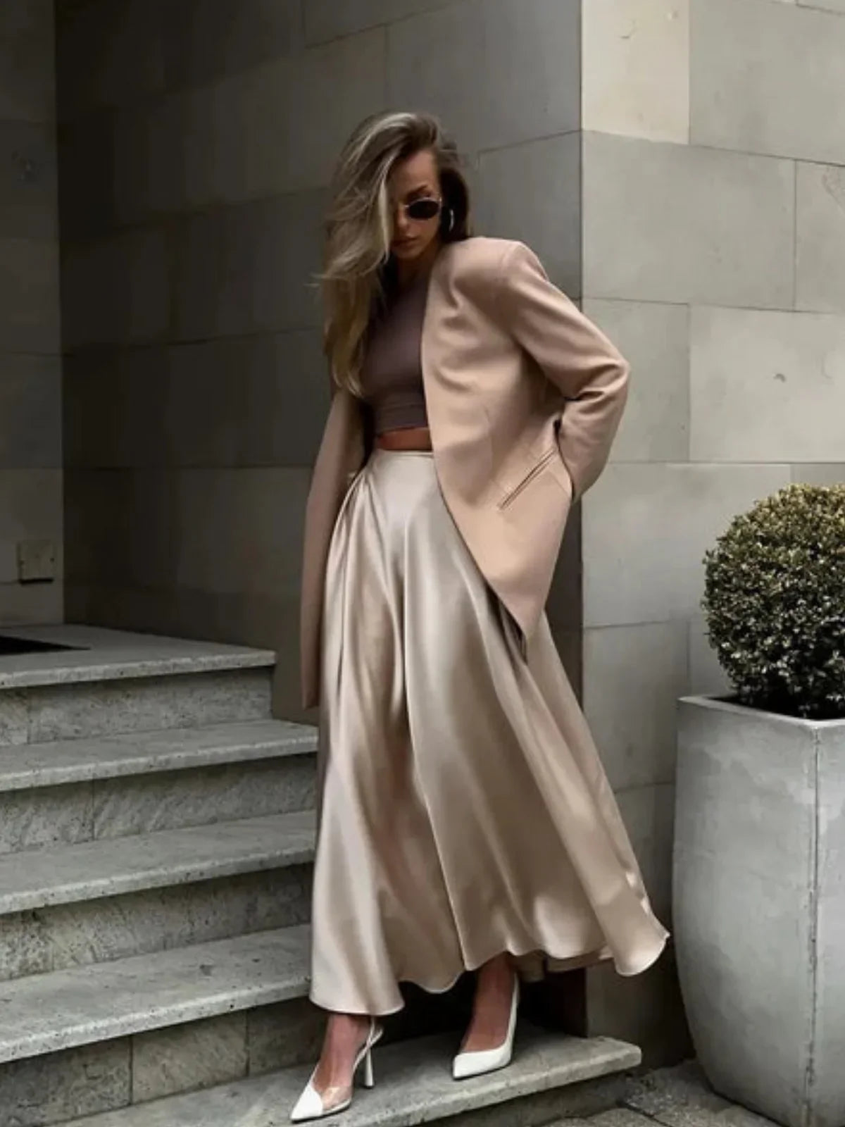Jolli Satin Skirt