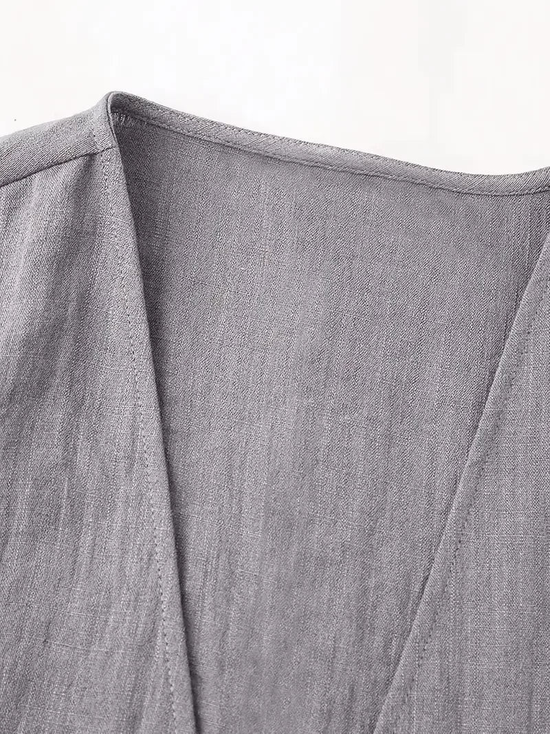 Double Breasted Elegant Kimono Outerwear