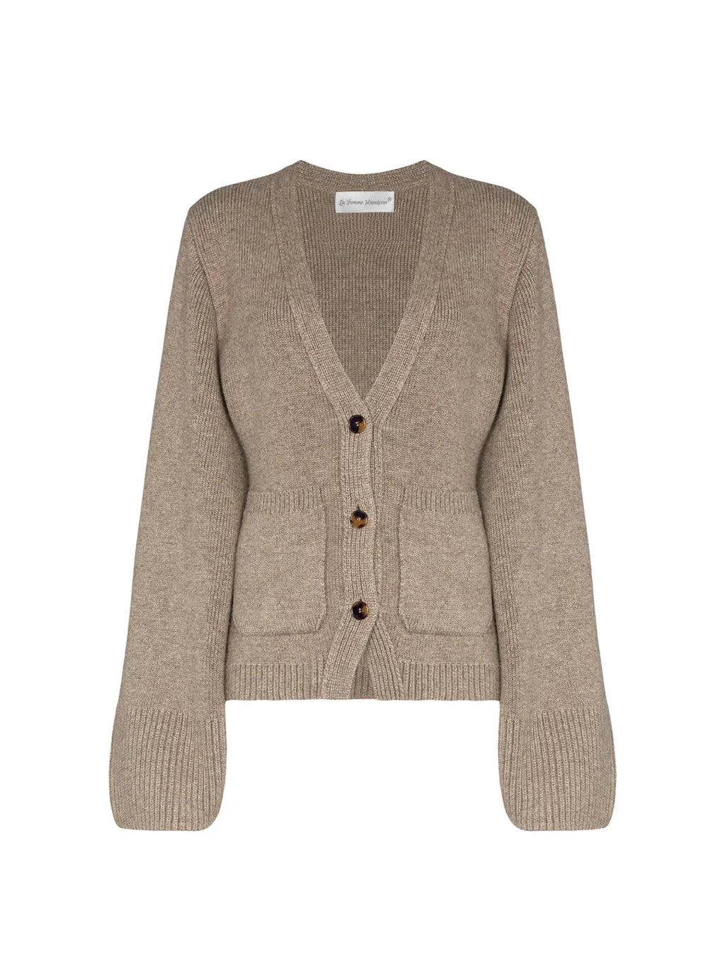 V-neck Button Knitted Cardigan