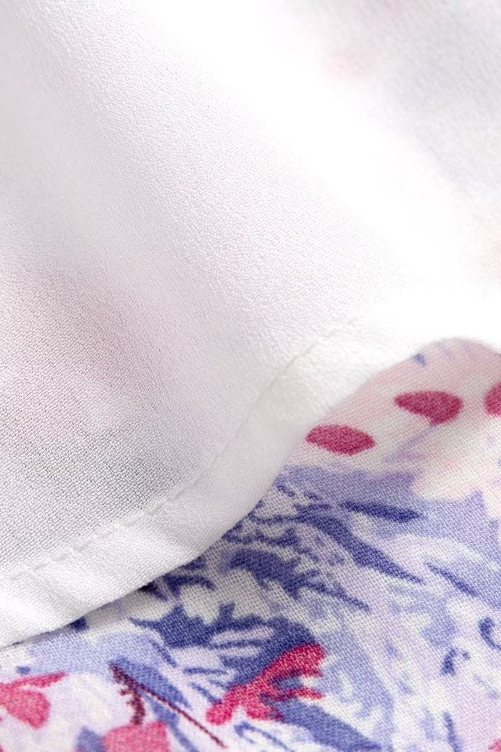 فستان ميدي نوفيا مطبوع موسع